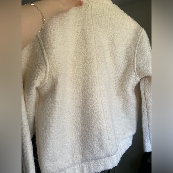 Wool-Blend Bomber Jacket - Picture 4 of 6